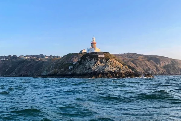 view of the coast from the sea
